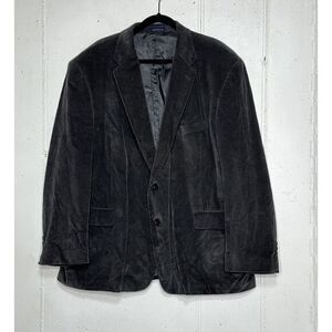 Stafford Classic Fit Men's 50R Gray Corduroy Blazer Sports Coat Preppy‎